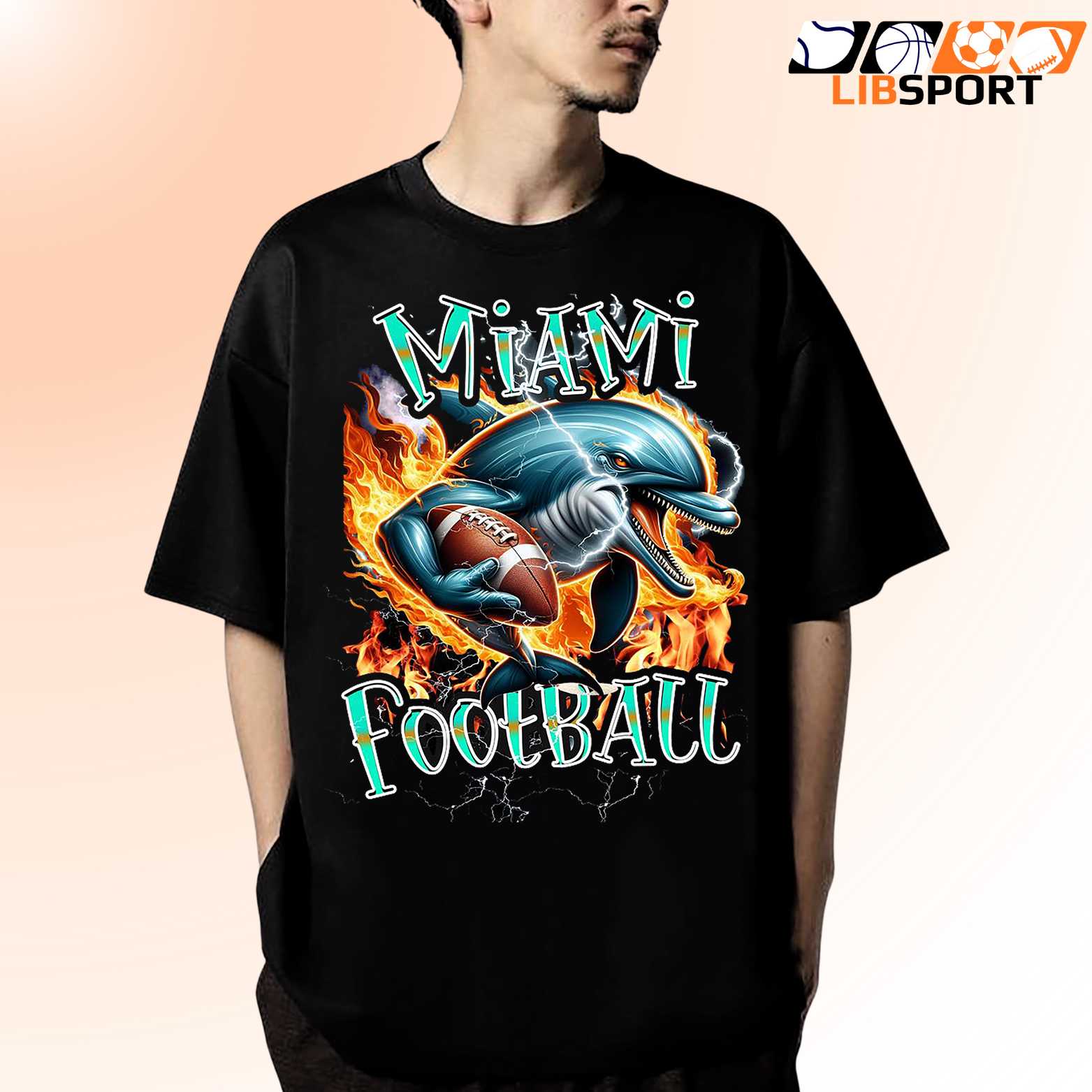 Miami Dolphins Graphic Tee, Unisex Shirt, Nfl Streetwear Shirt